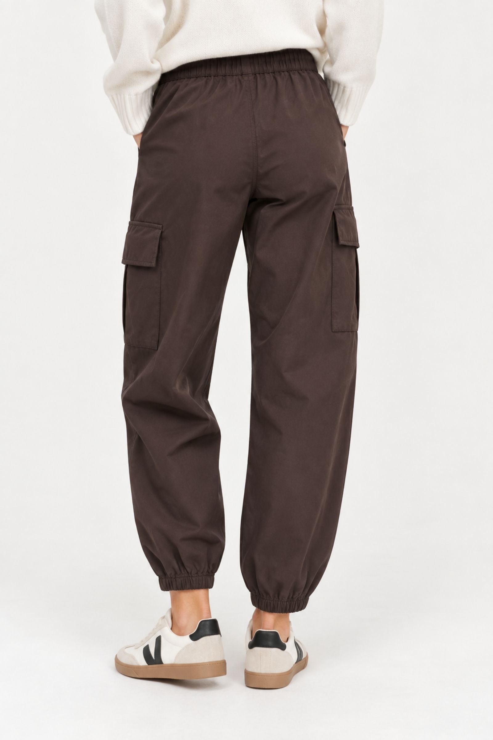 PANTALONI CARGO CON ELASTICO ALLA CAVIGLIA - immagine 3