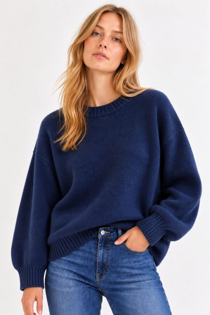 MAGLIA GIROCOLLO OVERSIZE 