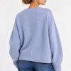 MAGLIA CON COLLETTO STACCABILE E MANICHE AMPIE - Image 3
