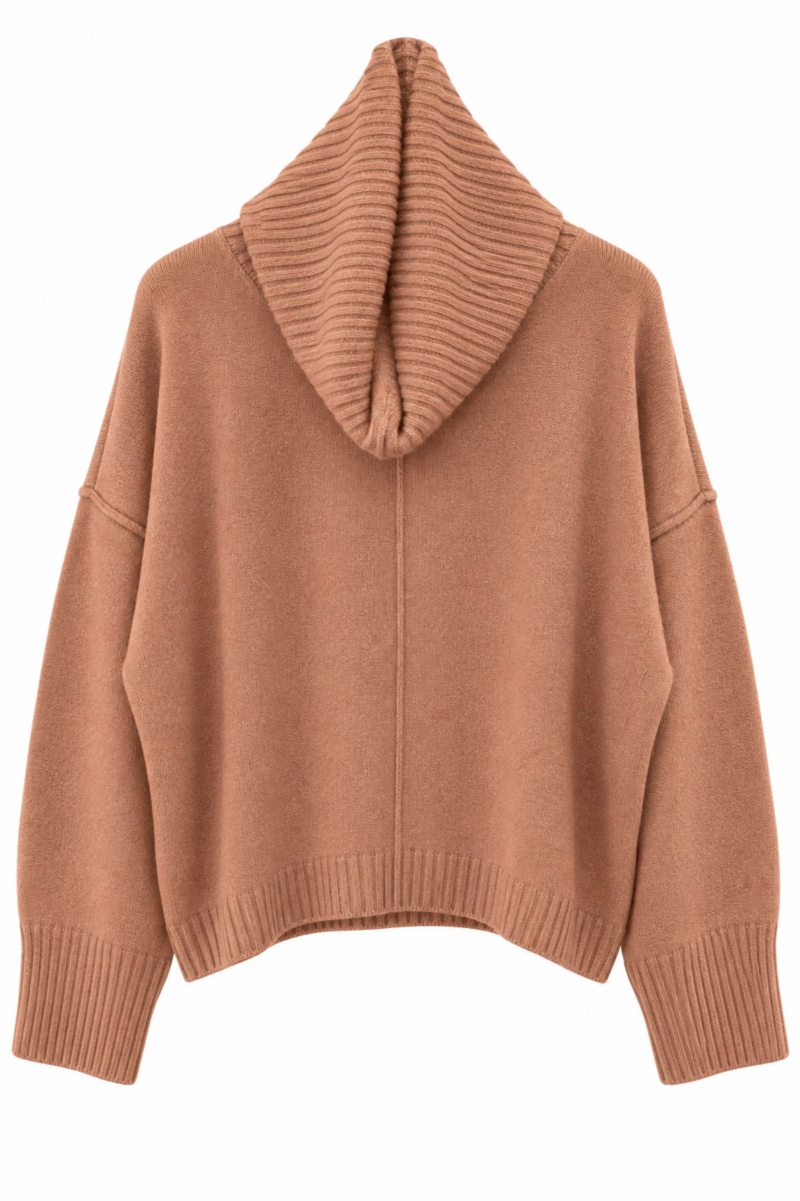 U100078-06_CIPRIA MAGLIA CON COLLETTO STACCABILE E MANICHE AMPIE - Powder, TU