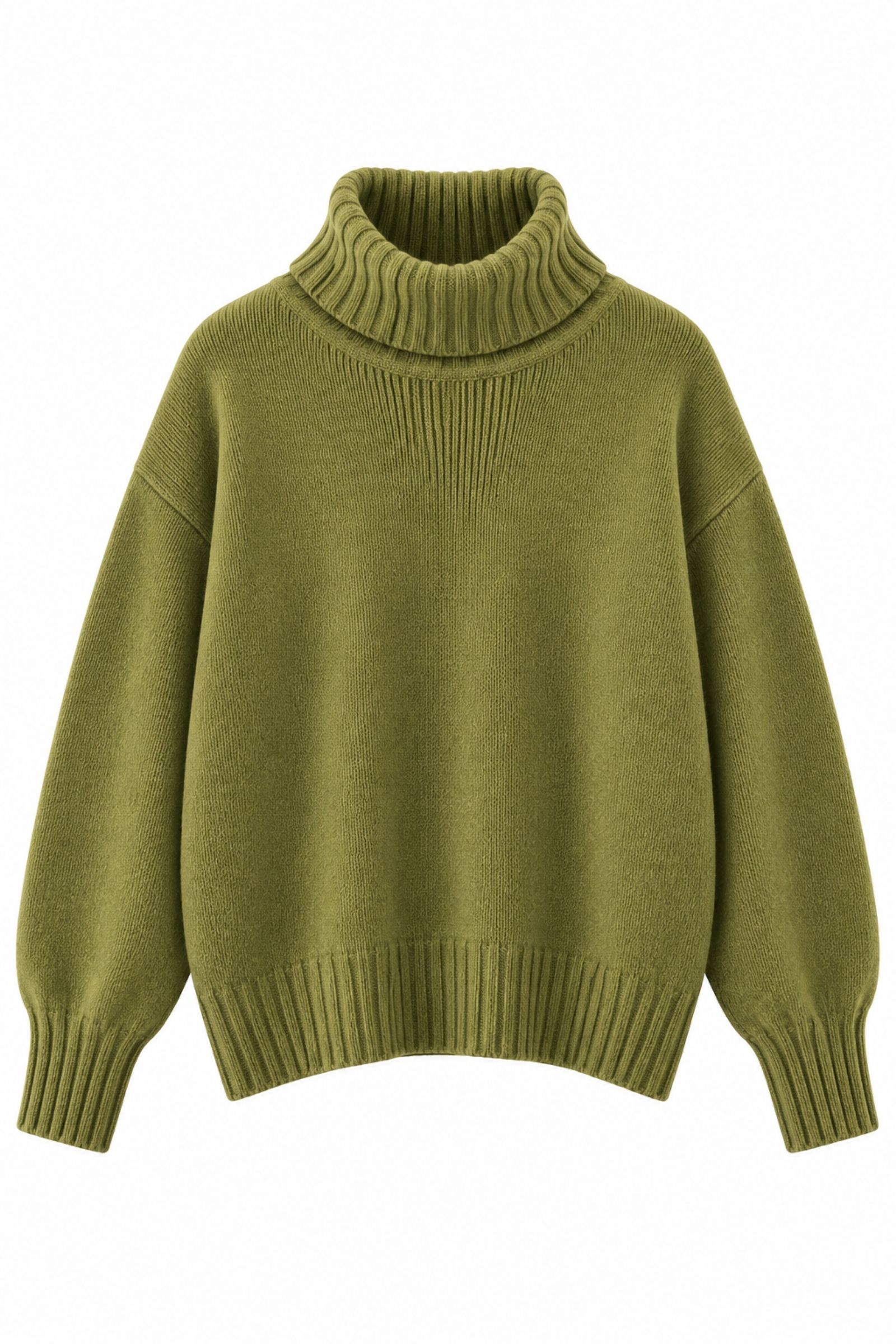 U100078-06_OLIO MAGLIA DOLCEVITA OVERSIZE - Olio, TU