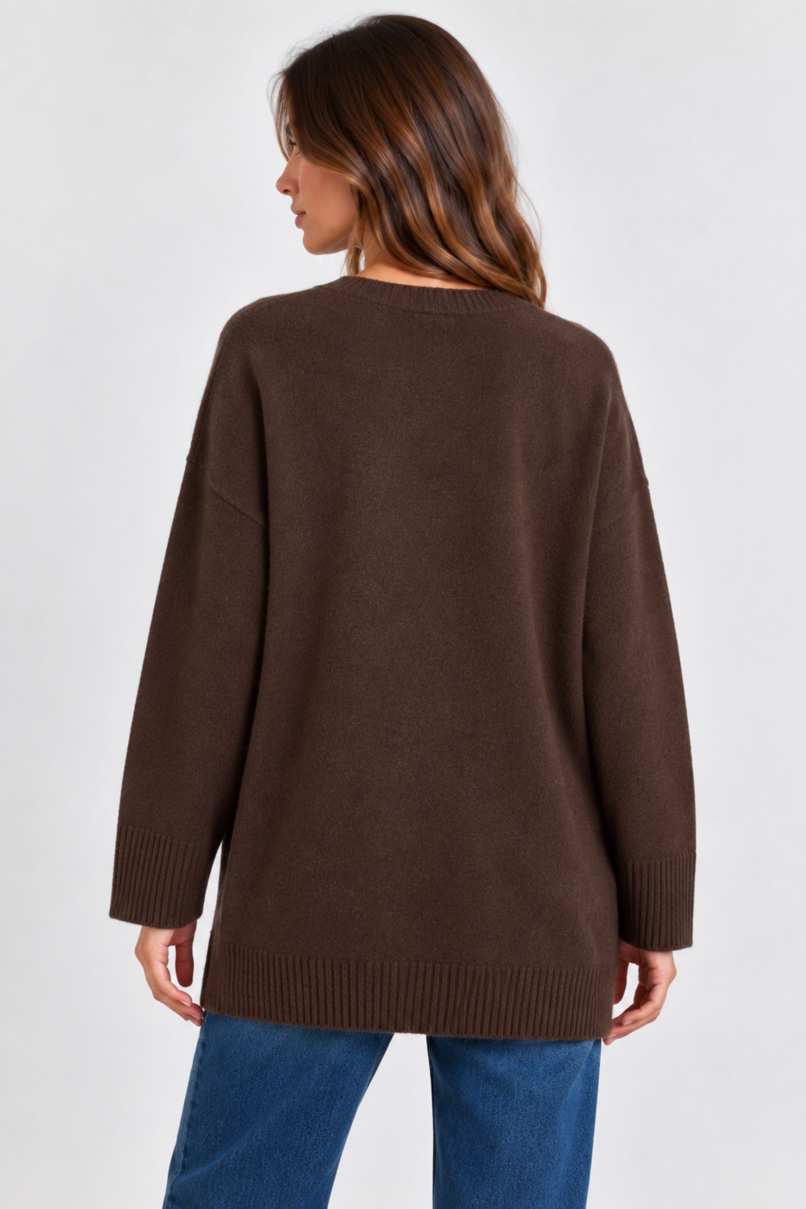 CARDIGAN OVERSIZE CON TASCHE - immagine 3