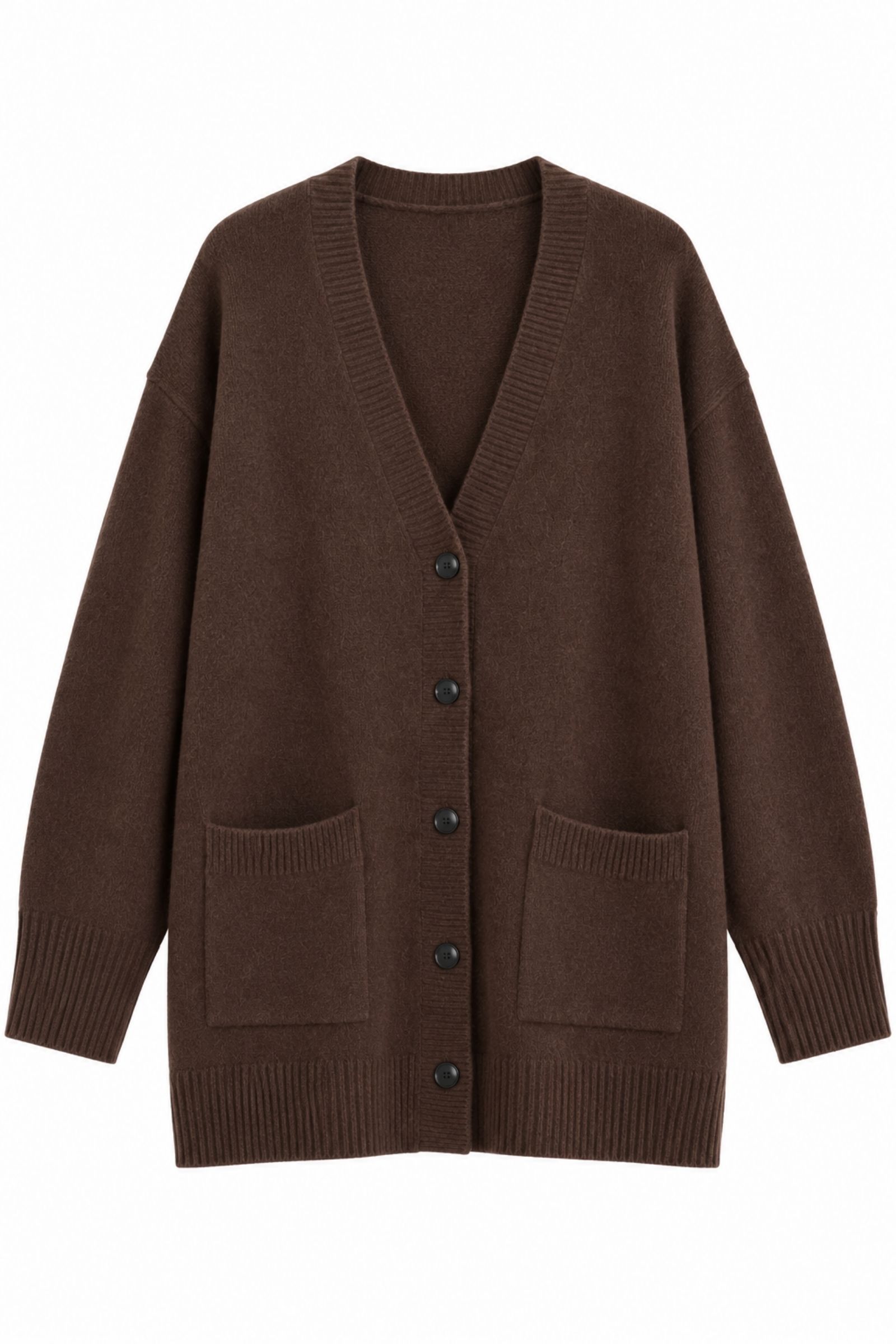 U100083-06_MORO CARDIGAN OVERSIZE CON TASCHE - Moro, TU