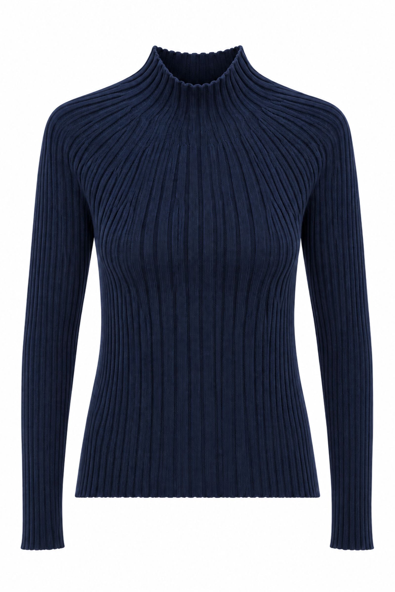 U615-06_BLU MAGLIA DOLCEVITA A COSTE - Blu, TU