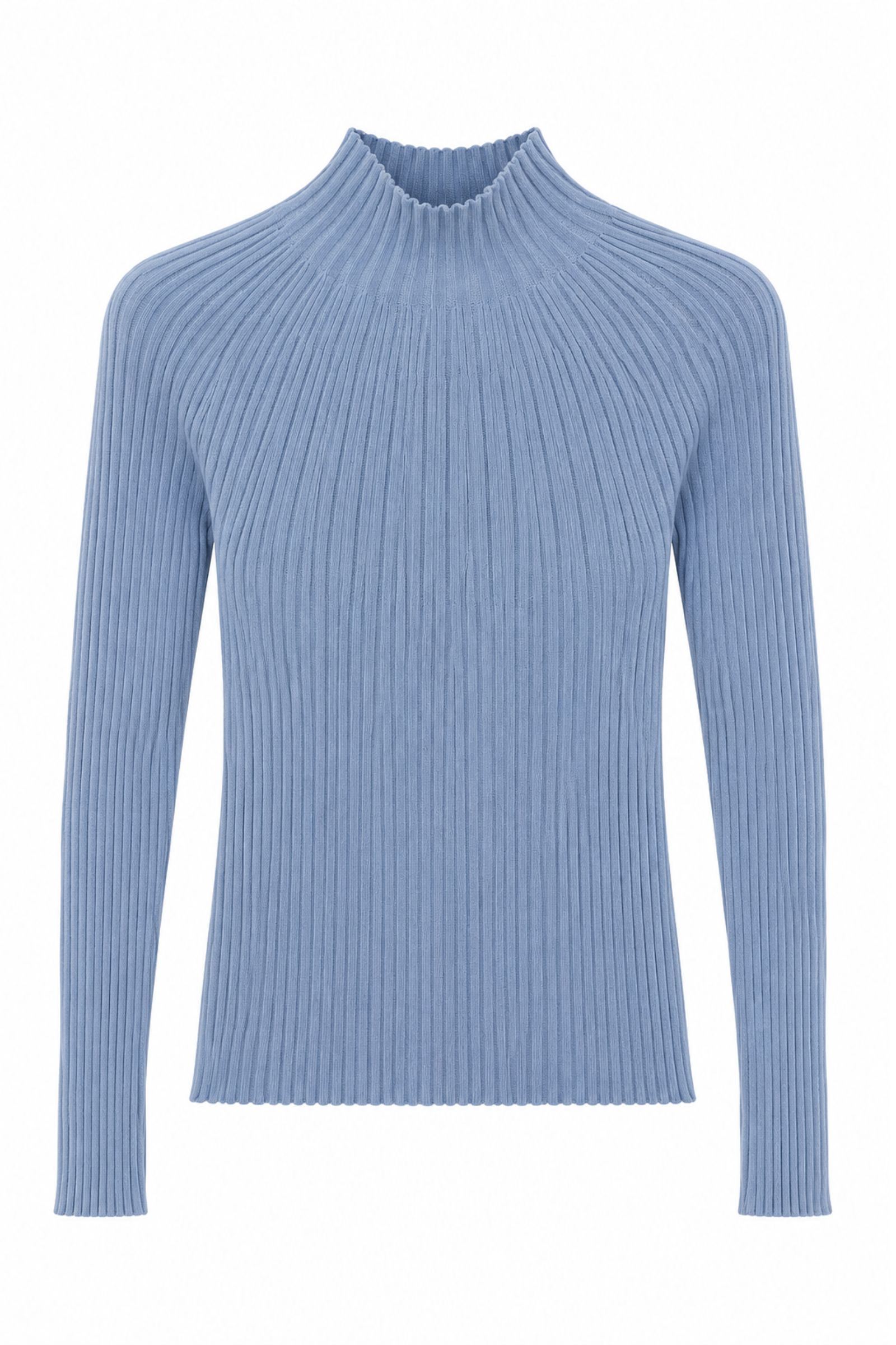 U615-06_CIELO MAGLIA DOLCEVITA A COSTE - Cielo, TU