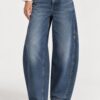 JEANS BALLOON CON CUCITURE SAGOMATE - immagine 2