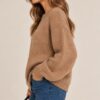 MAGLIONE GIROCOLLO CON MANICHE LUNGHE - immagine 4