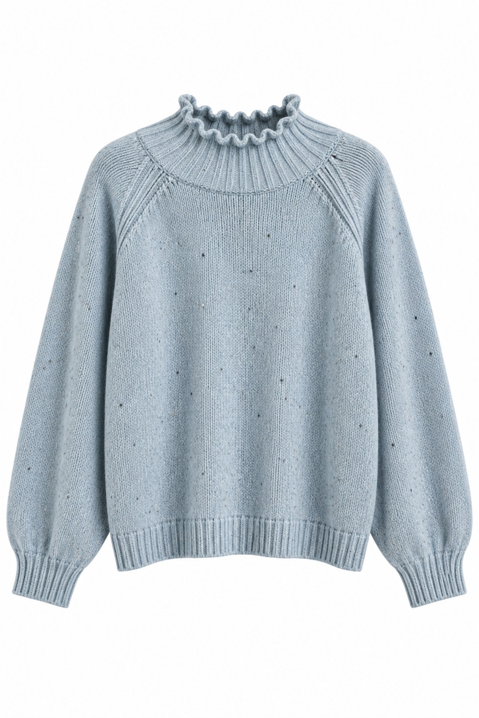 AL26206-06_CIELO MAGLIONE GIROCOLLO CON DETTAGLI A COSTINE - Ουρανός, TU