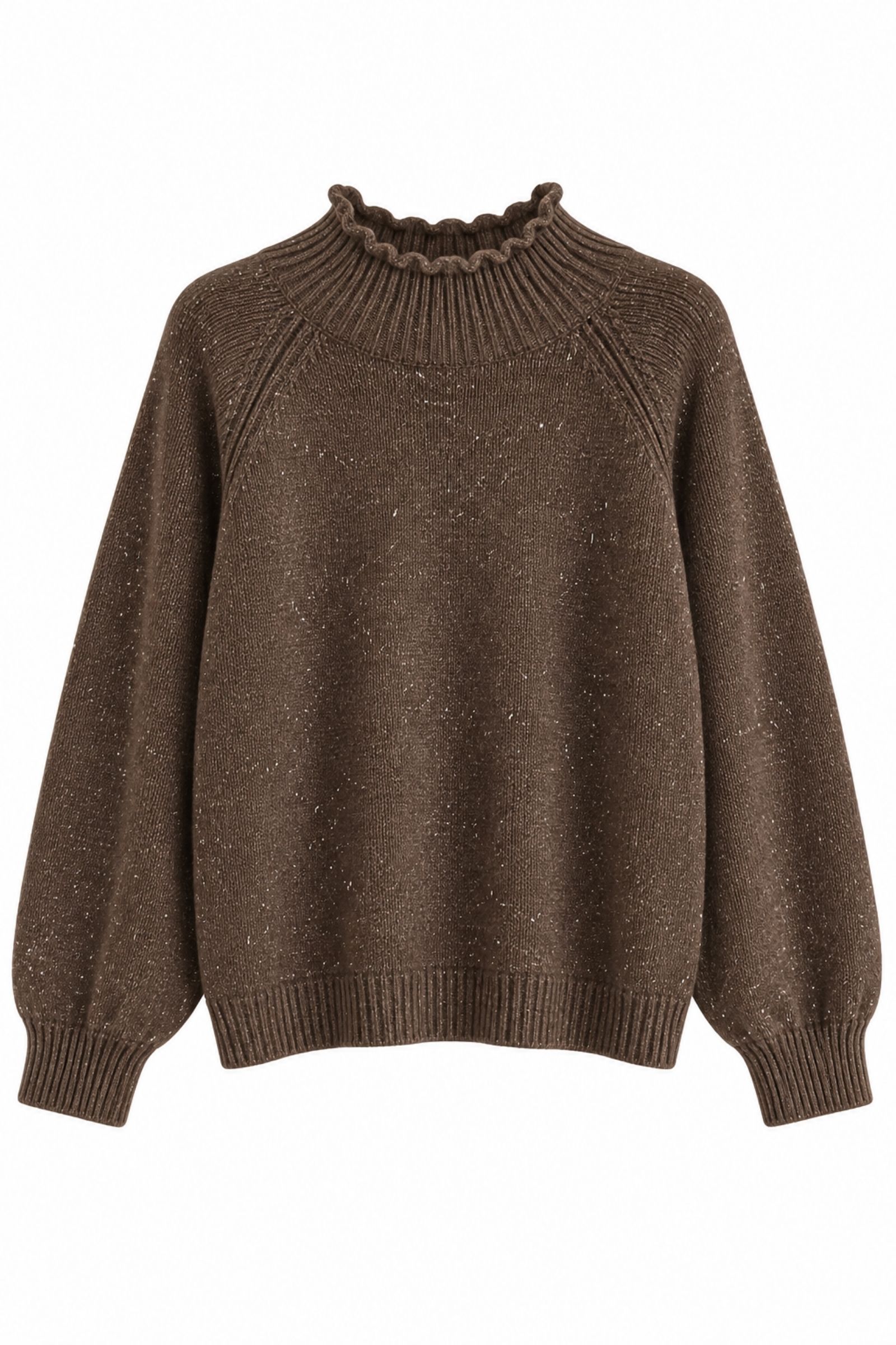 AL26206-06_MORO MAGLIONE GIROCOLLO CON DETTAGLI A COSTINE - Αράζω, TU