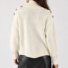 MAGLIONE DOLCEVITA CON BOTTONI DORATI - Image 4