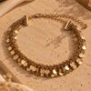 COLLANA CHOKER CON DISCHETTI METALLICI - immagine 2