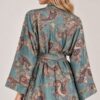 GIACCA FANTASIA PAISLEY CON CINTURA - immagine 3