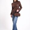 MAGLIA IN PIZZO FLOREALE CON MANICHE A CAMPANA - immagine 5