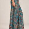 PANTALONI PALAZZO CON FANTASIA PAISLEY - immagine 4