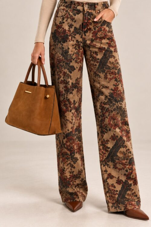 Alternative view of PANTALONI CON FANTASIA FLOREALE