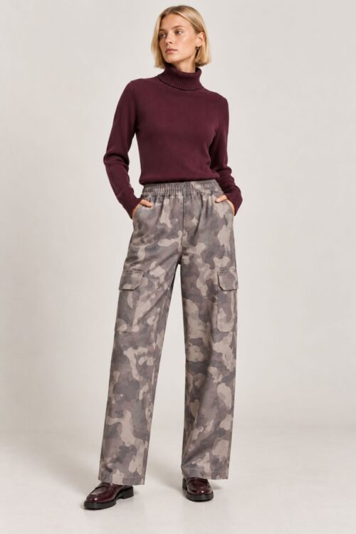 PANTALONI CARGO MIMETICI