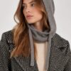 BALACLAVA IN MAGLIA A COSTINE CON LACCI - immagine 2