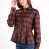 CAMICIA A QUADRI SVASATA CON MANICHE AMPIE
