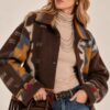 GIACCA IN MAGLIA FANTASIA CON FRANGE - immagine 2