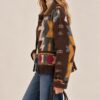 GIACCA IN MAGLIA FANTASIA CON FRANGE - immagine 4