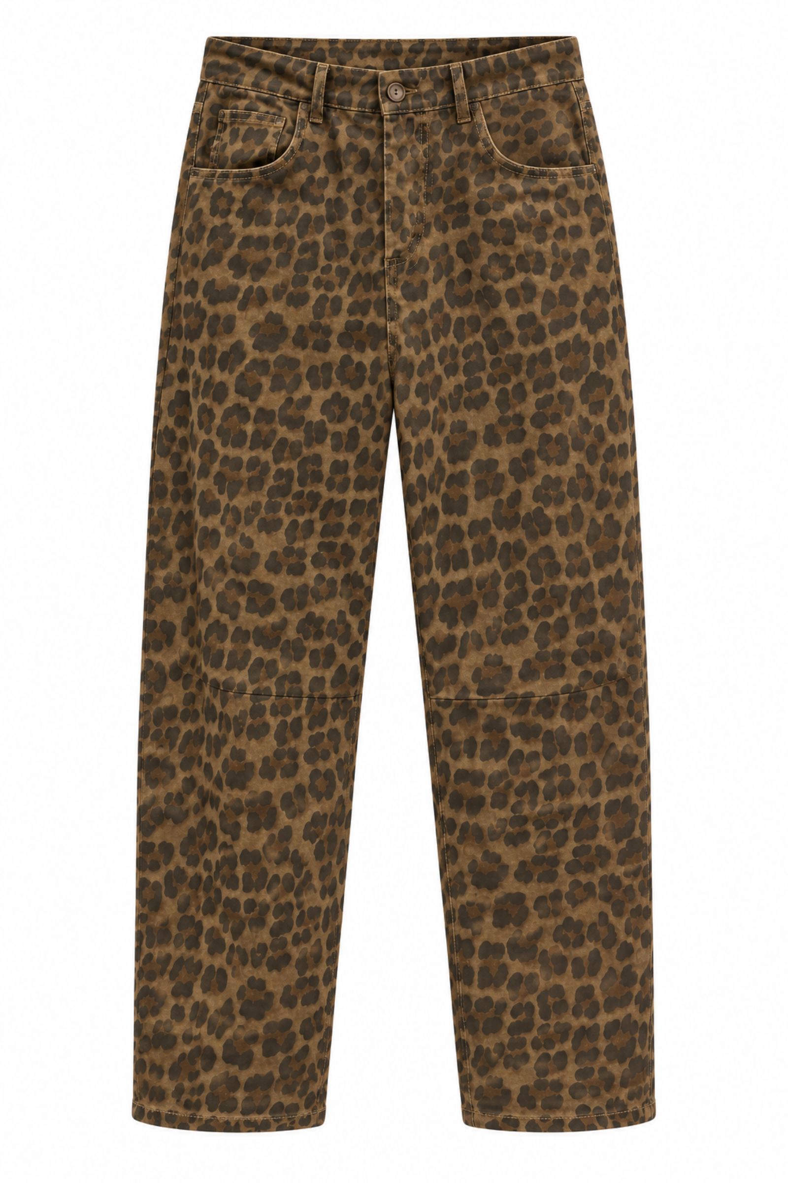 PP0111L-06_MACULATO JEANS CON STAMPA ANIMALIER - Gefleckt, S