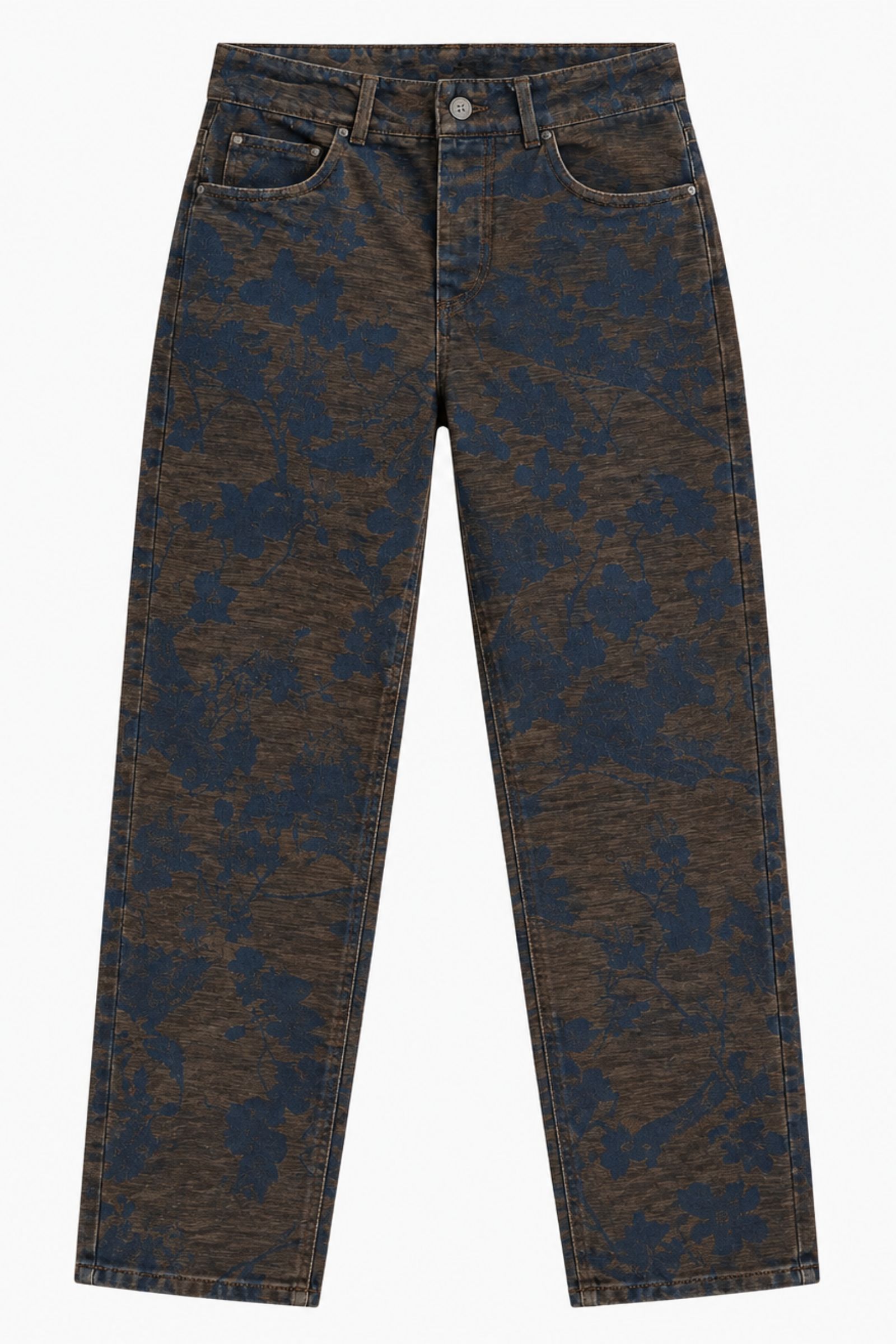 PP0120-06_MORO PANTALONI CON FANTASIA FLOREALE - Moor, S