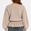 MAGLIA GIROCOLLO CON VITA A COSTE E BALZA - immagine 4