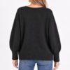 MAGLIA OVERSIZE CON SCOLLO A V - immagine 3