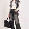 JEANS WIDE LEG EFFETTO SLAVATO